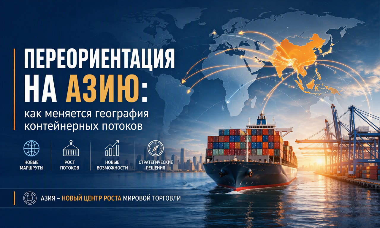 Переориентация на Азию: как меняется география контейнерных потоков