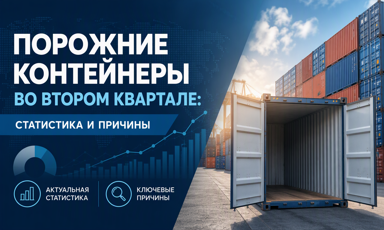 Порожние контейнеры во втором квартале: статистика и причины
