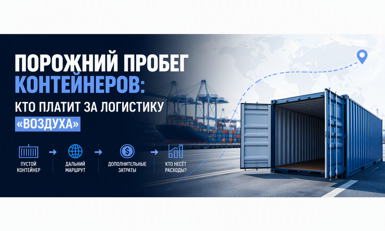 Порожний пробег контейнеров: кто платит за логистику «воздуха»