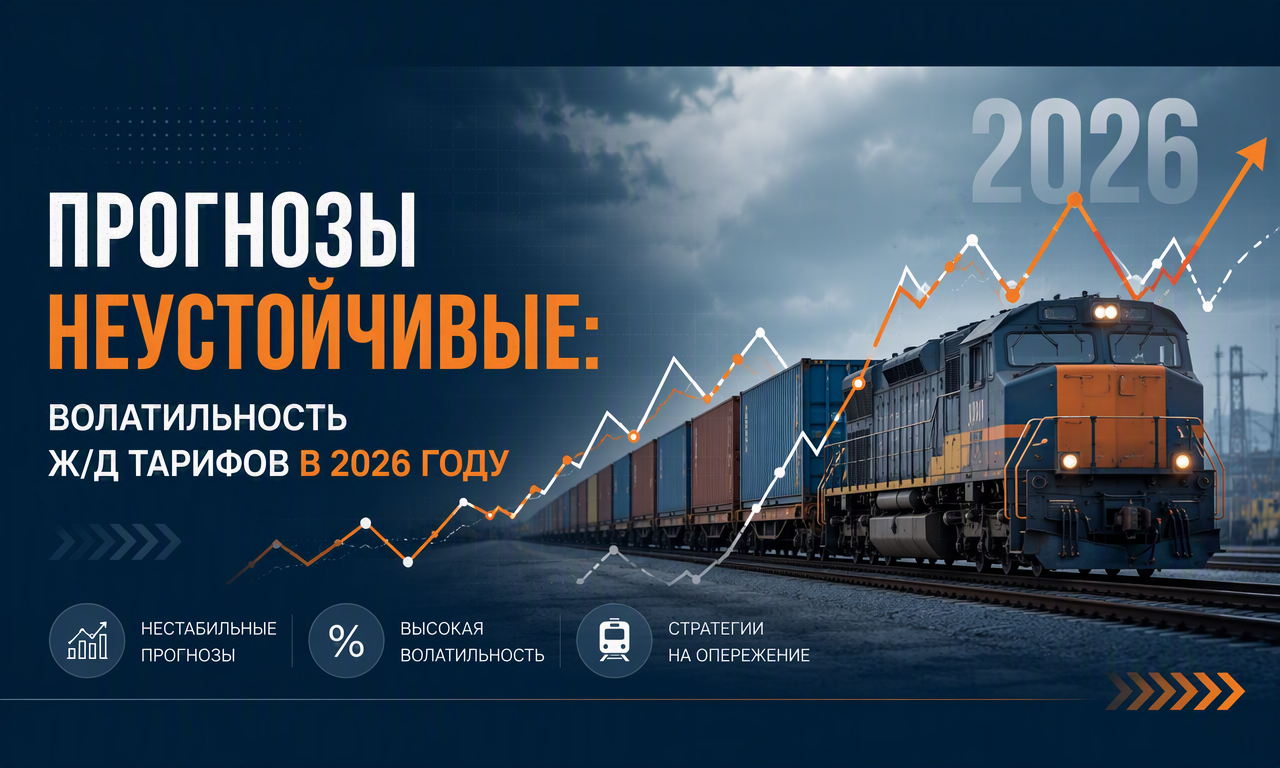 Прогнозы неустойчивые: волатильность ж/д тарифов в 2026 году