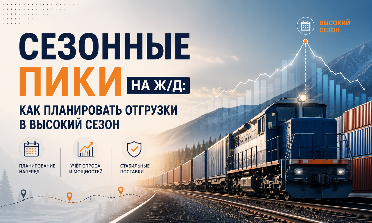 Сезонные пики на ж/д: как планировать отгрузки в высокий сезон