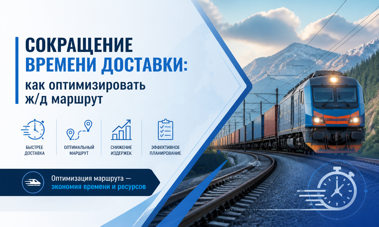 Сокращение времени доставки: как оптимизировать ж/д маршрут