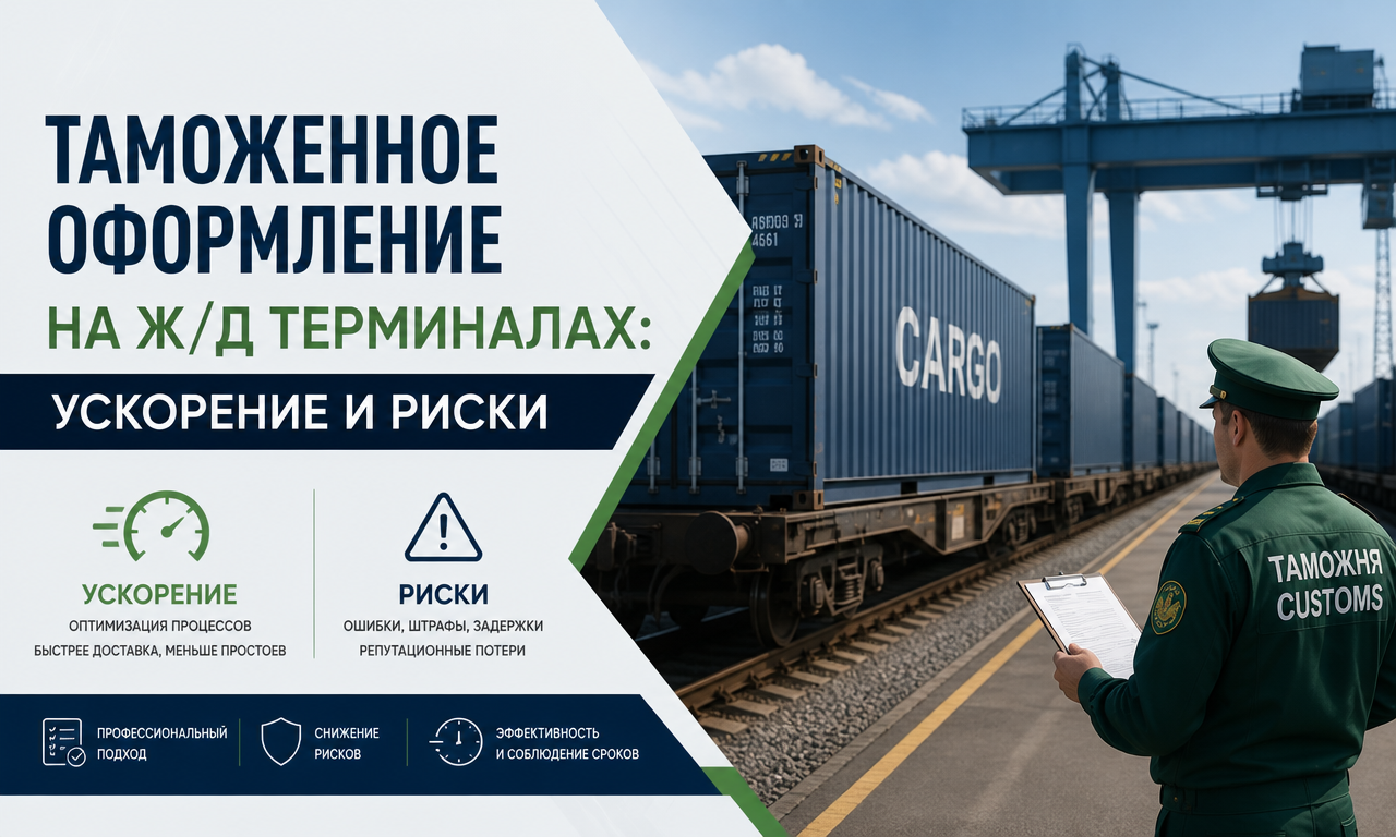 Таможенное оформление на ж/д терминалах: ускорение и риски