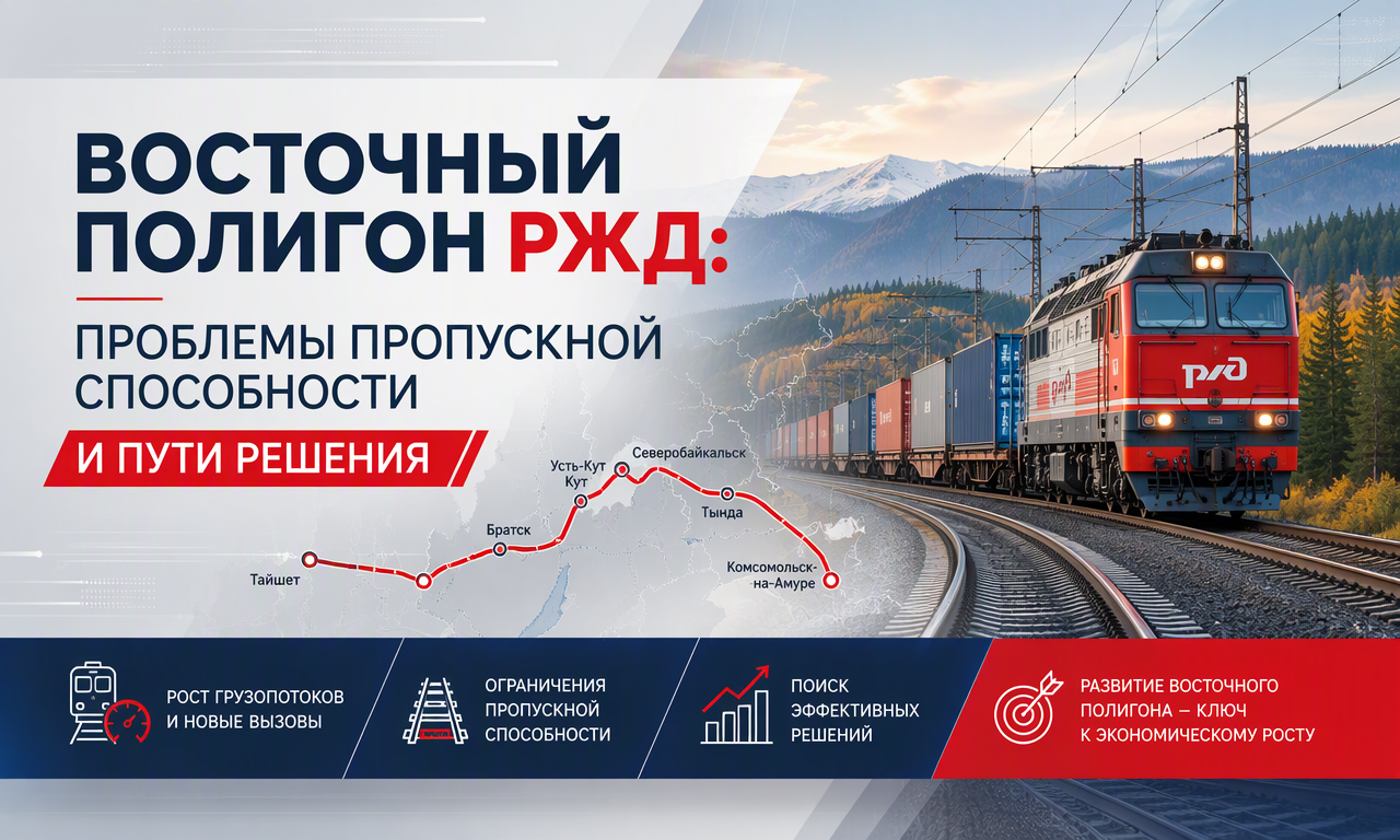 Восточный полигон РЖД: проблемы пропускной способности и пути решения
